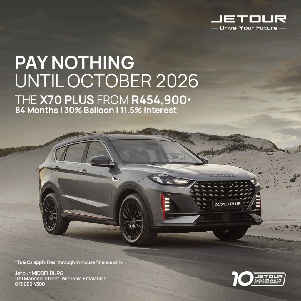 Jetour X70 Plus from Eastvaal Motors