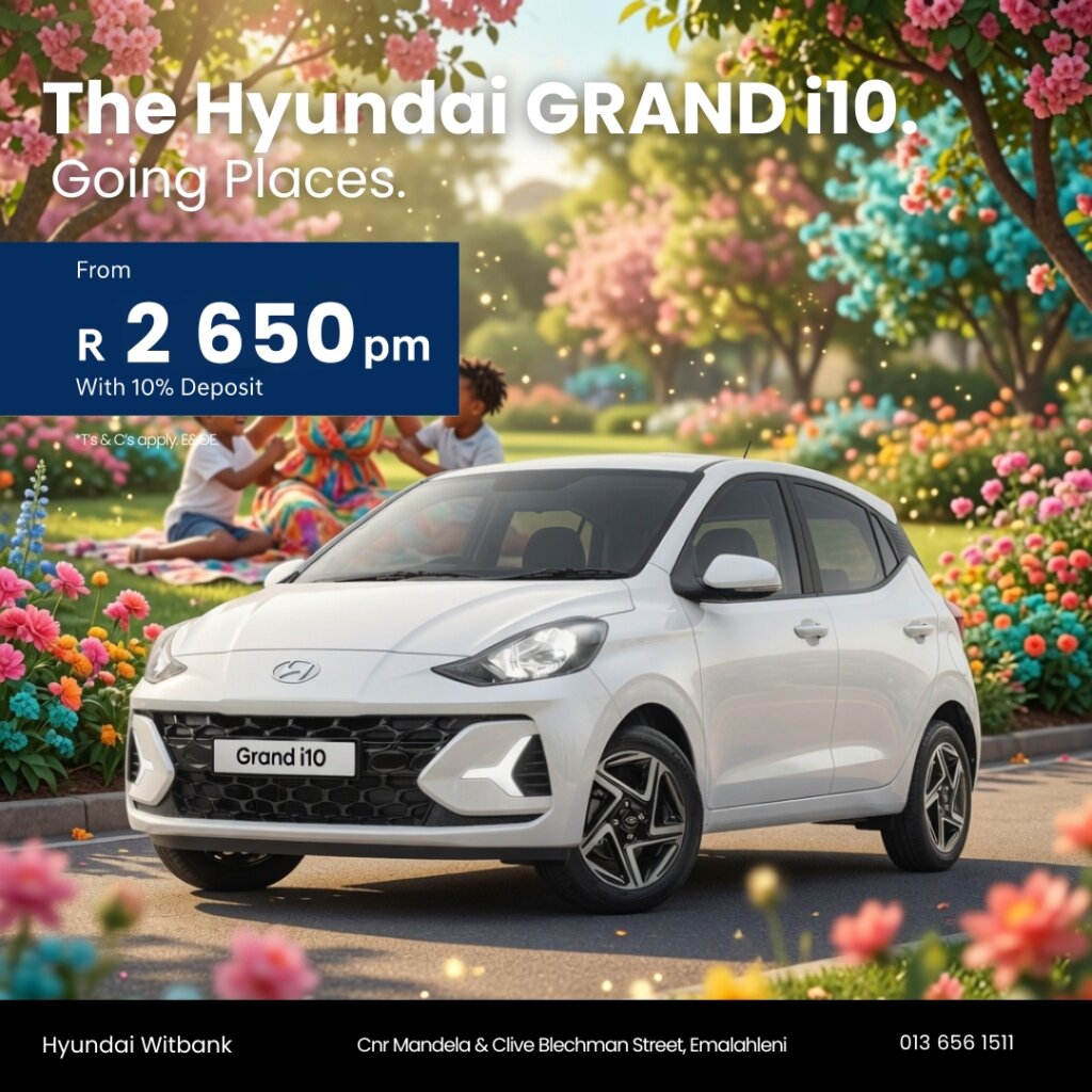 🚗 The Hyundai Grand i10. Going Places. from Eastvaal Motors