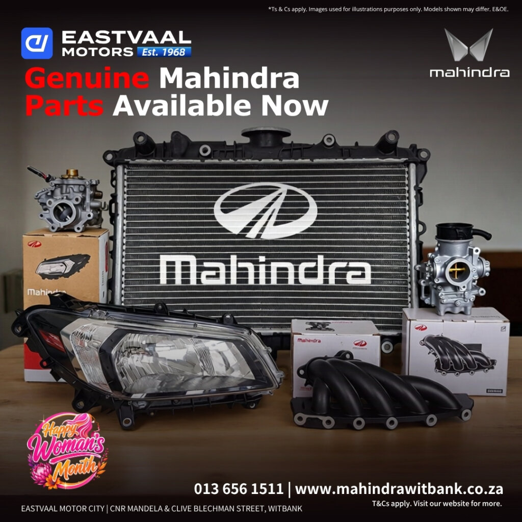 Only the best for her Mahindra. from Eastvaal Motors
