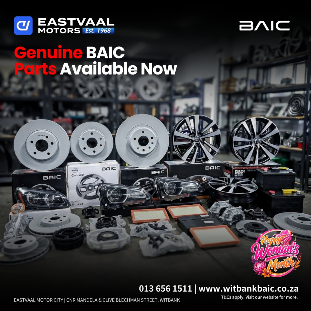 ⚙️ Genuine BAIC Parts Available Now! from Eastvaal Motors