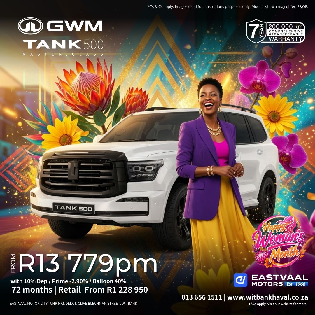 TANK 500 Master Class 👑 Master Class Luxury. from Eastvaal Motor City Witbank GWM