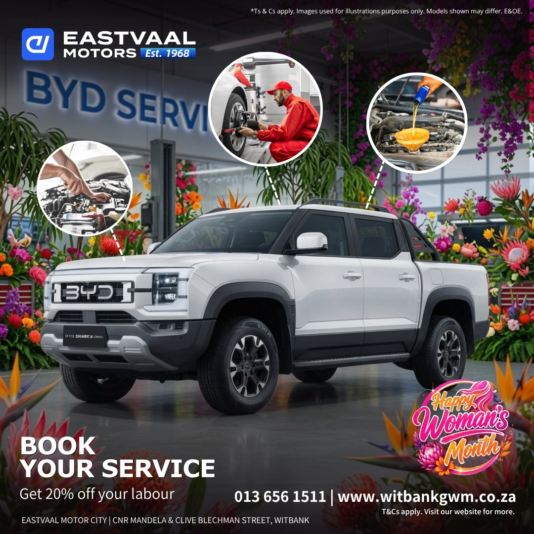 This Women’s Month, look after your BYD! from Eastvaal Witbank BYD