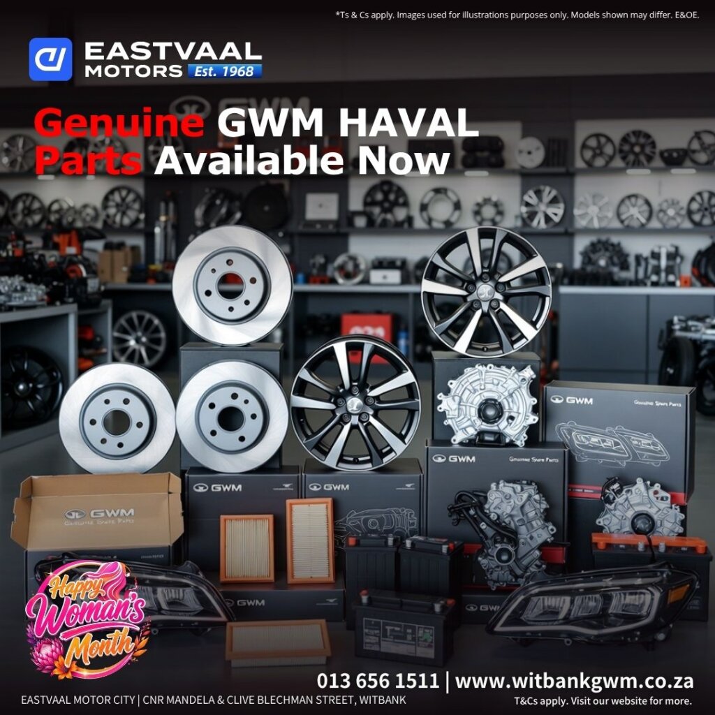 🔧 Genuine GWM Haval Parts Available Now. from Eastvaal Motors