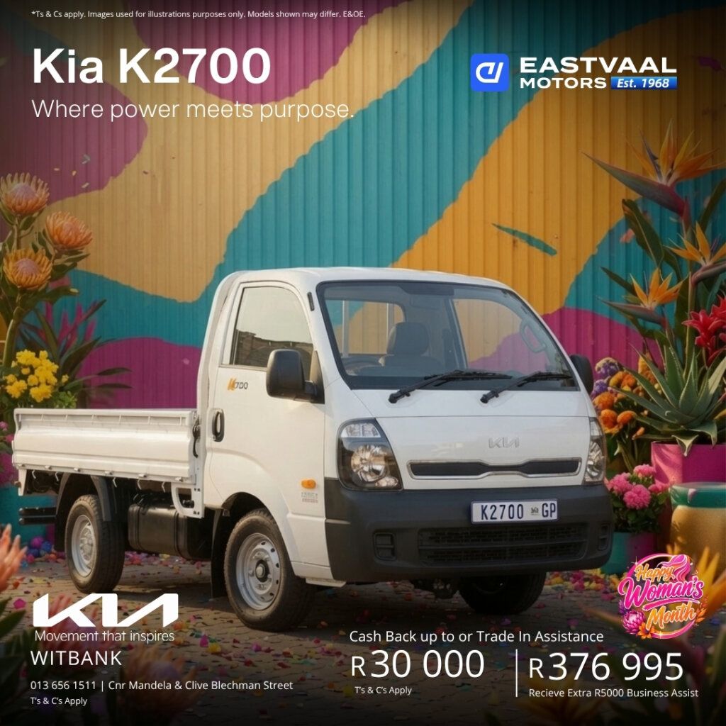 Kia K2700 Where Power Meets Purpose – Perfect for the Boss Lady! from Eastvaal Motors