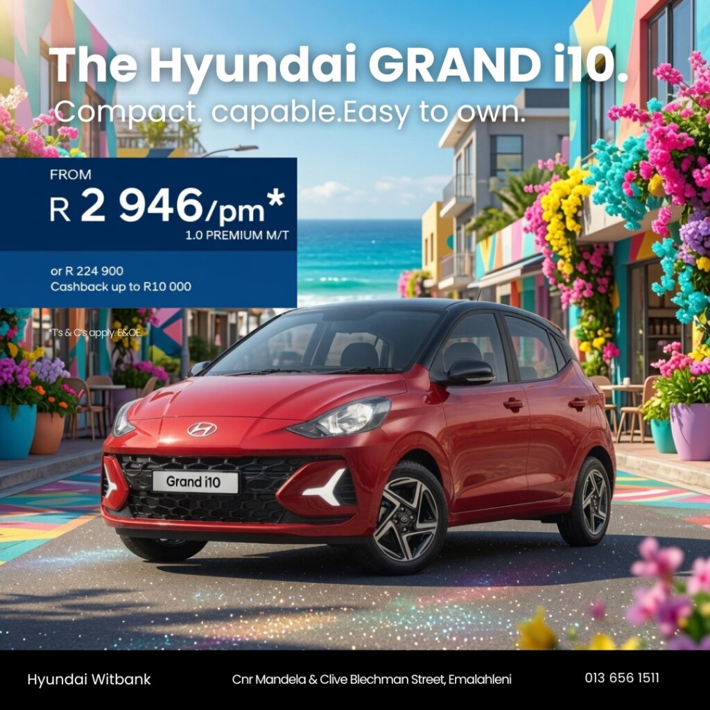 Grand i10 – Compact. Capable. Easy to own. from Eastvaal Motors