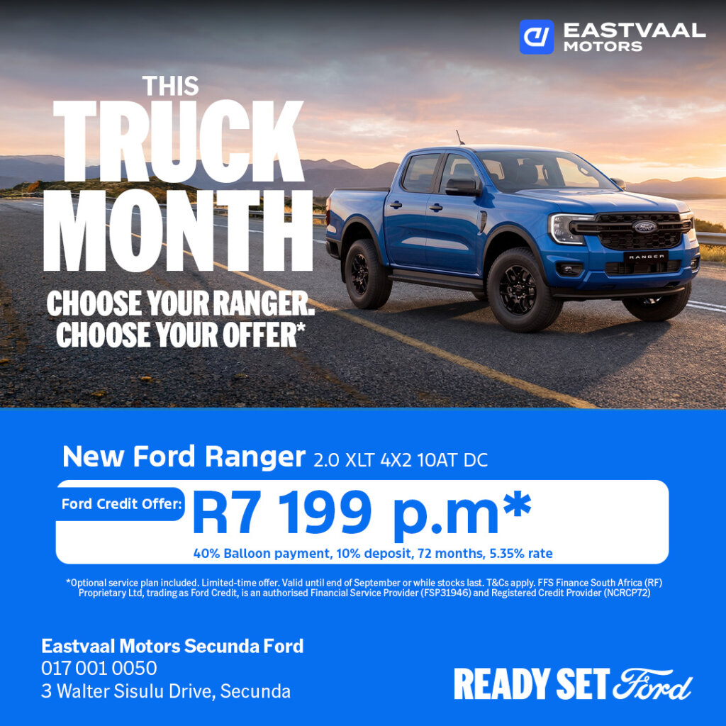 Ford Ranger 2.0 XLT 4X2 10AT DC from Eastvaal Motors
