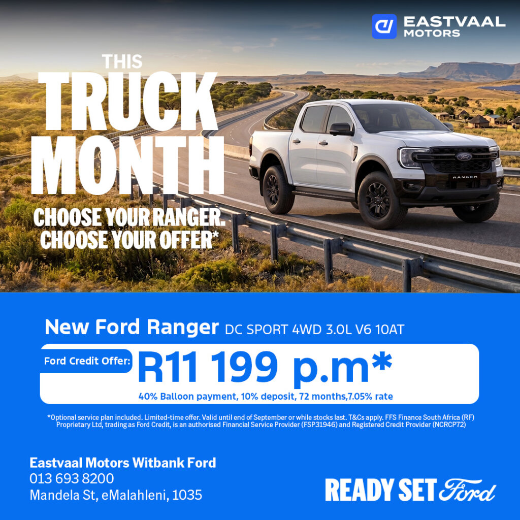 Ford Ranger Double Cab Sport 4WD 3.0L V6 10AT from Eastvaal Motors
