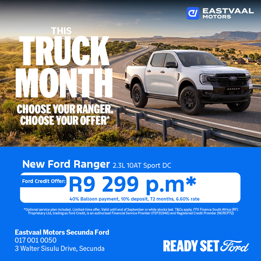 Ford Ranger Sport 2.3L 10AT DC from Eastvaal Secunda Ford