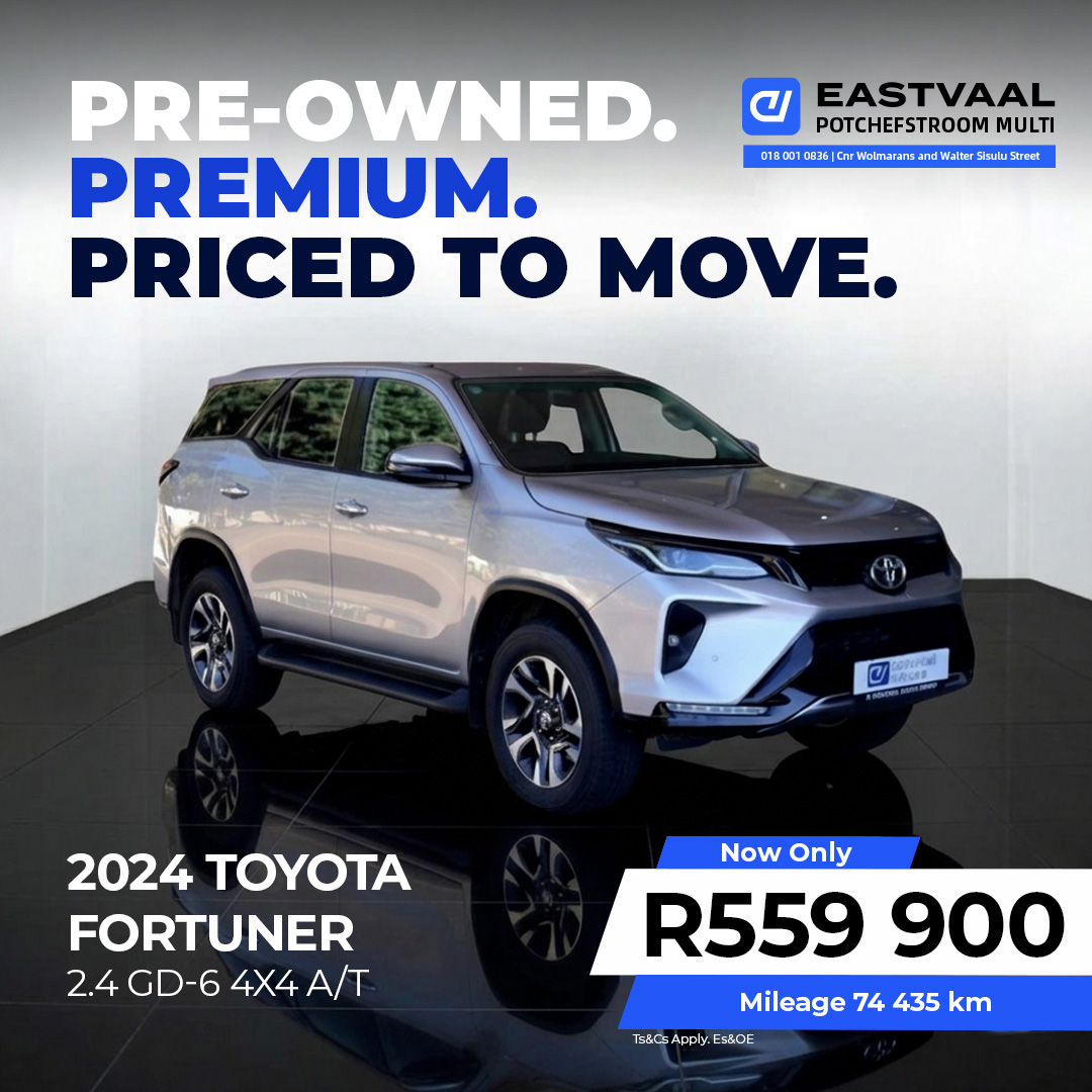 2024 Toyota Fortuner 2.4 GD-6 4X4 A/T from Renault Potchefstroom