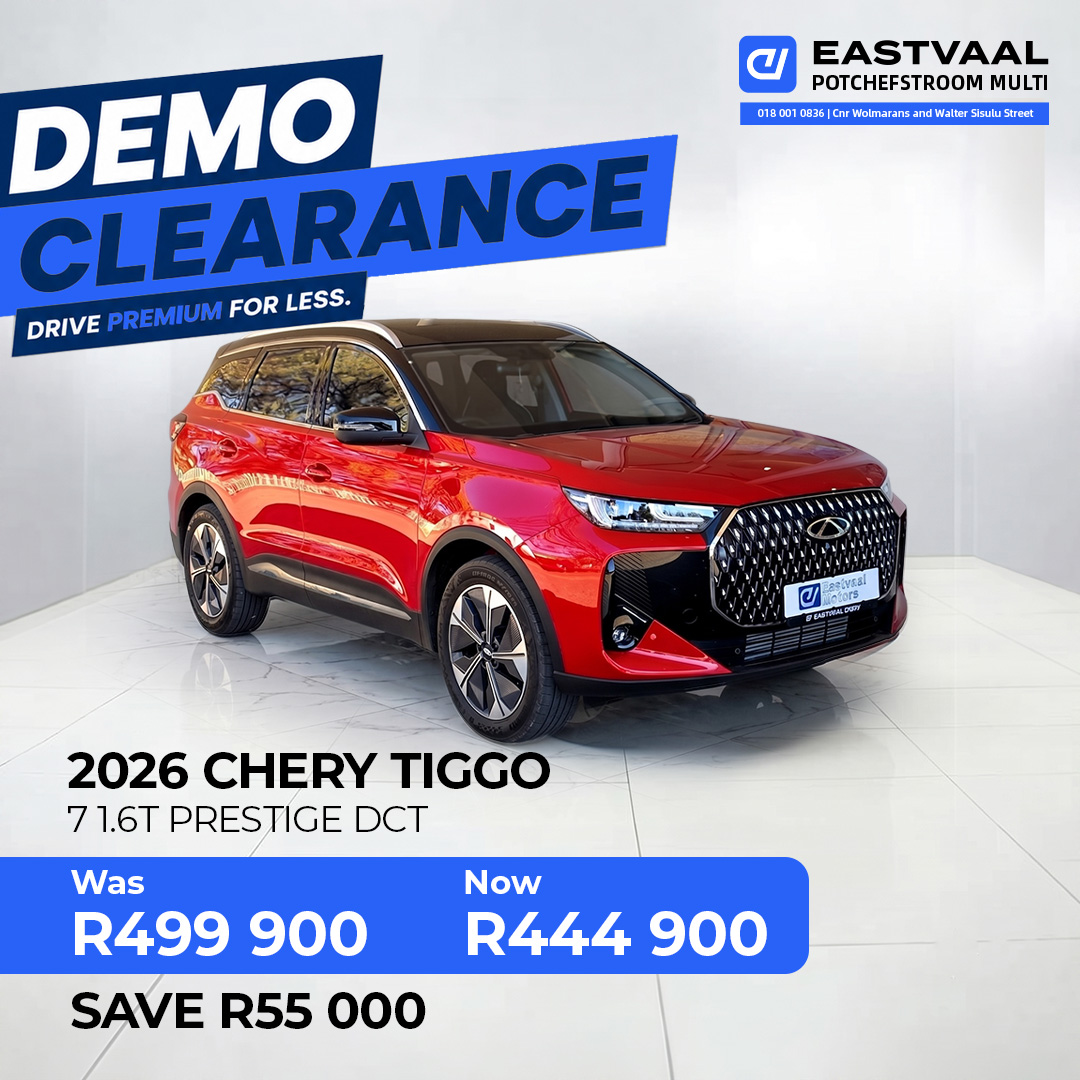 2026 Chery Tiggo 7 1.6T Prestige DCT from Renault Potchefstroom