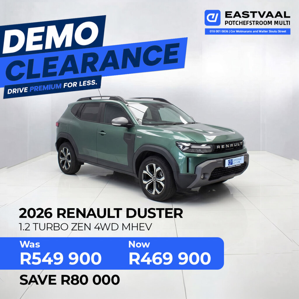 2026 Renault Duster 1.2 Turbo Zen 4WD MHEV from Eastvaal Motors