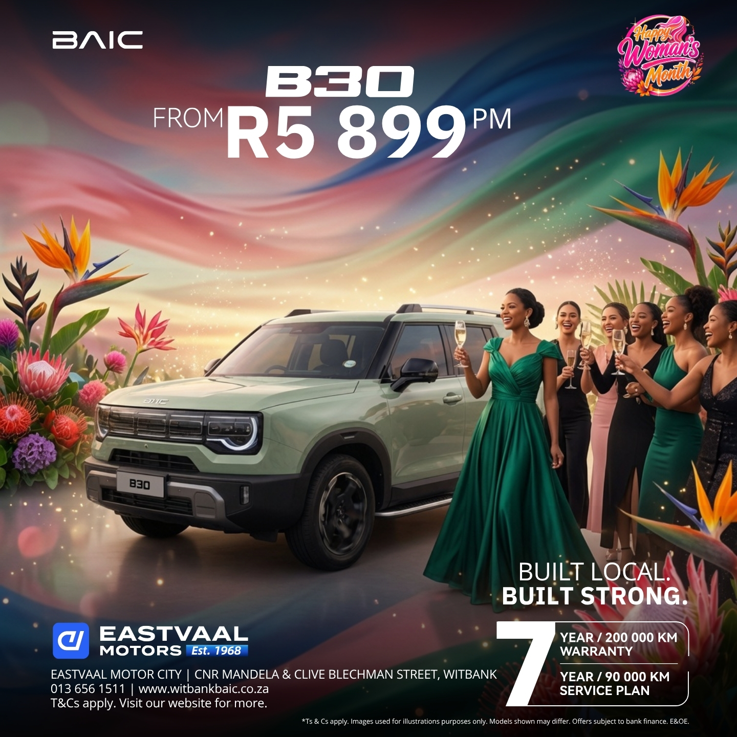 🥂 Built Local. Built Strong. Built for Her. from BAIC Witbank