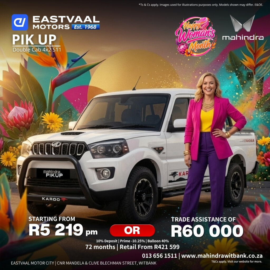 Pik Up Double Cab 4×2 S11 For the woman who leads with strength. from Eastvaal Motors