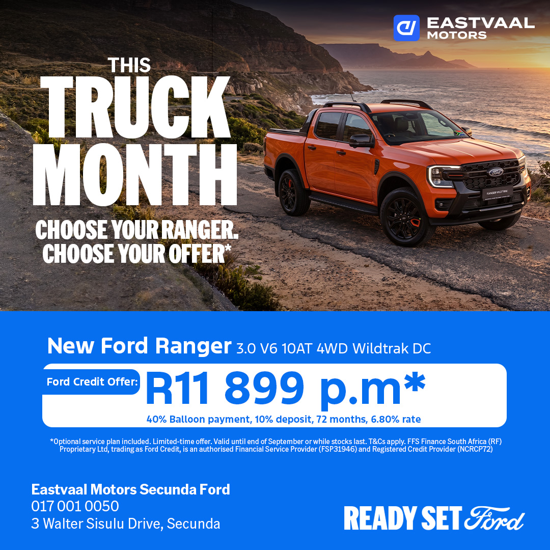 Ford Ranger 3.0 V6 10AT 4WD Double Cab Wildtrak from Eastvaal Witbank Ford