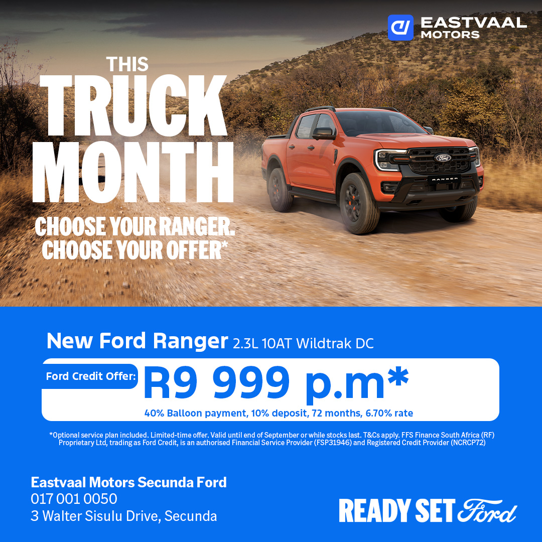 Ford Ranger 3.0 Wildtrak 2.3L 10AT DC from Eastvaal Secunda Ford
