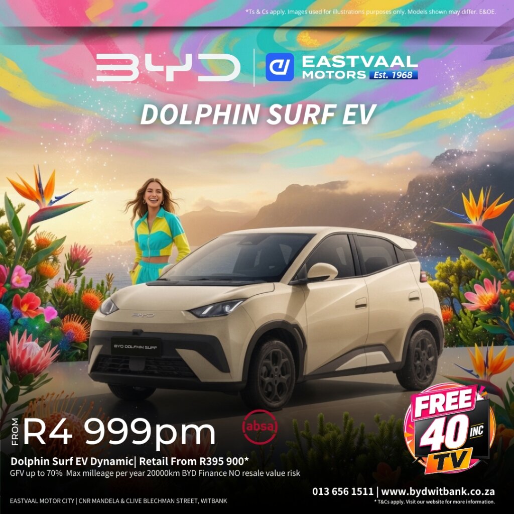This Women’s Month, drive electric from only R4 999 pm! from Eastvaal Motors