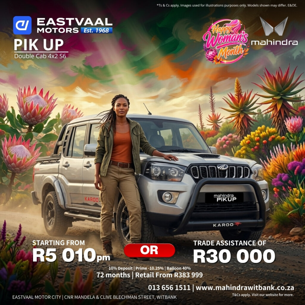 Pik Up Double Cab 4×2 S6 Built for the woman who gets things done. from Eastvaal Motors
