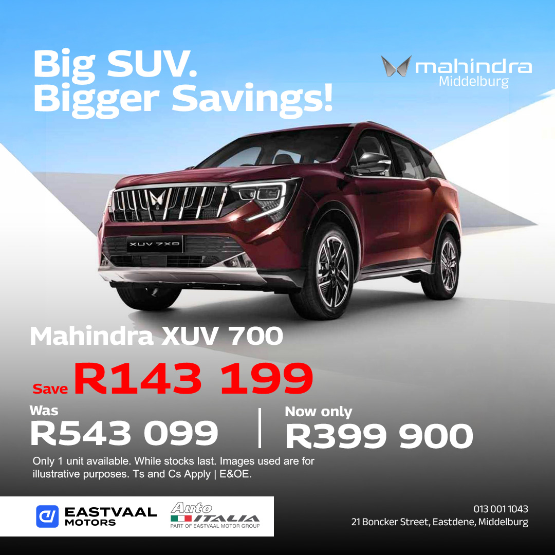 Mahindra XUV 700 from Mahindra Middelburg