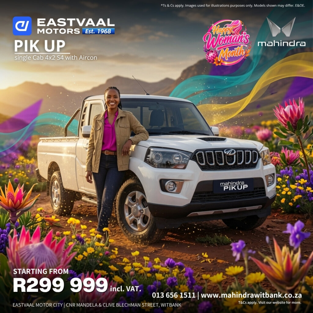 Pik Up Single Cab 4×2 S4 with Aircon Practical. Powerful. Perfectly priced. from Eastvaal Motors