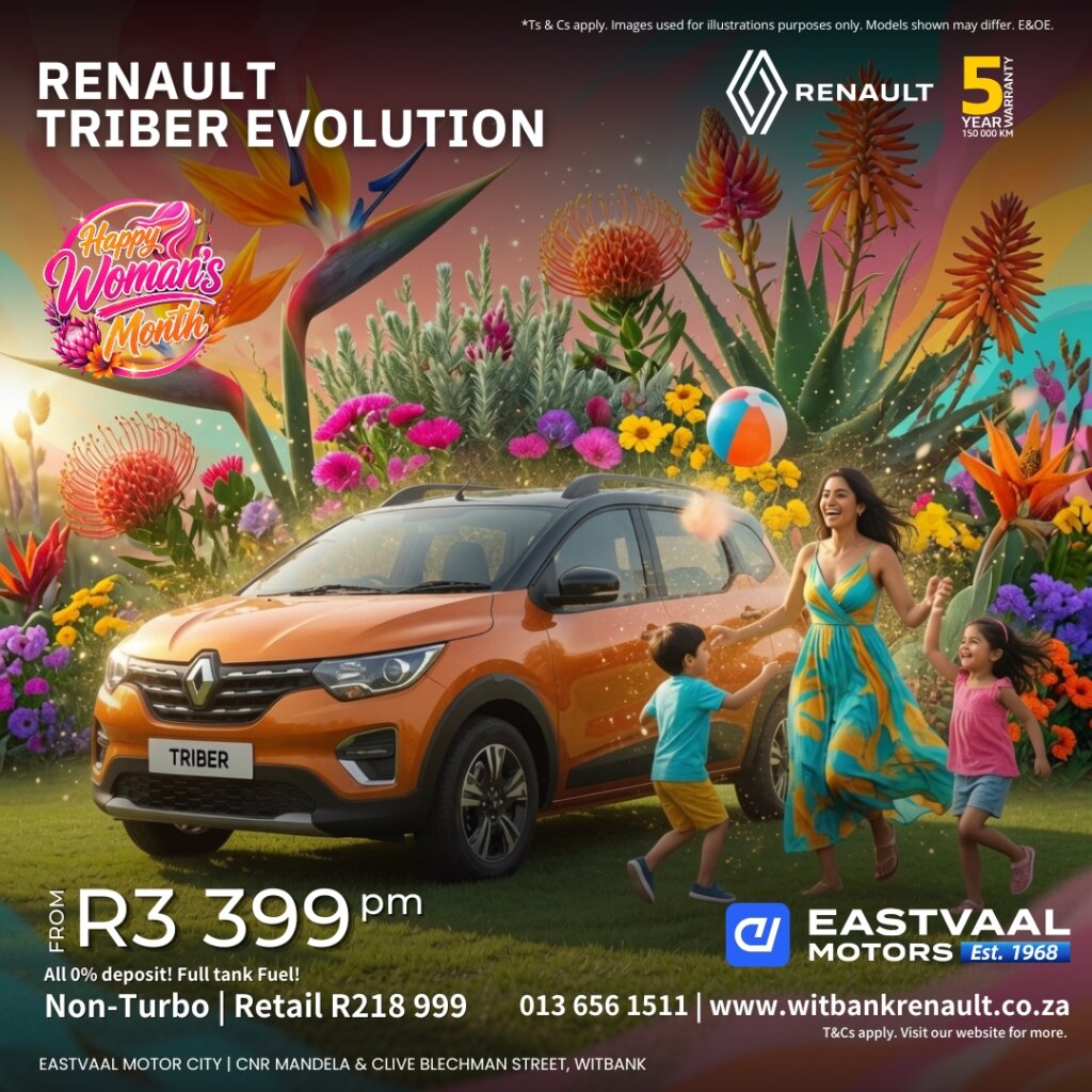 Triber Evolution Family moments start here. from Eastvaal Motors