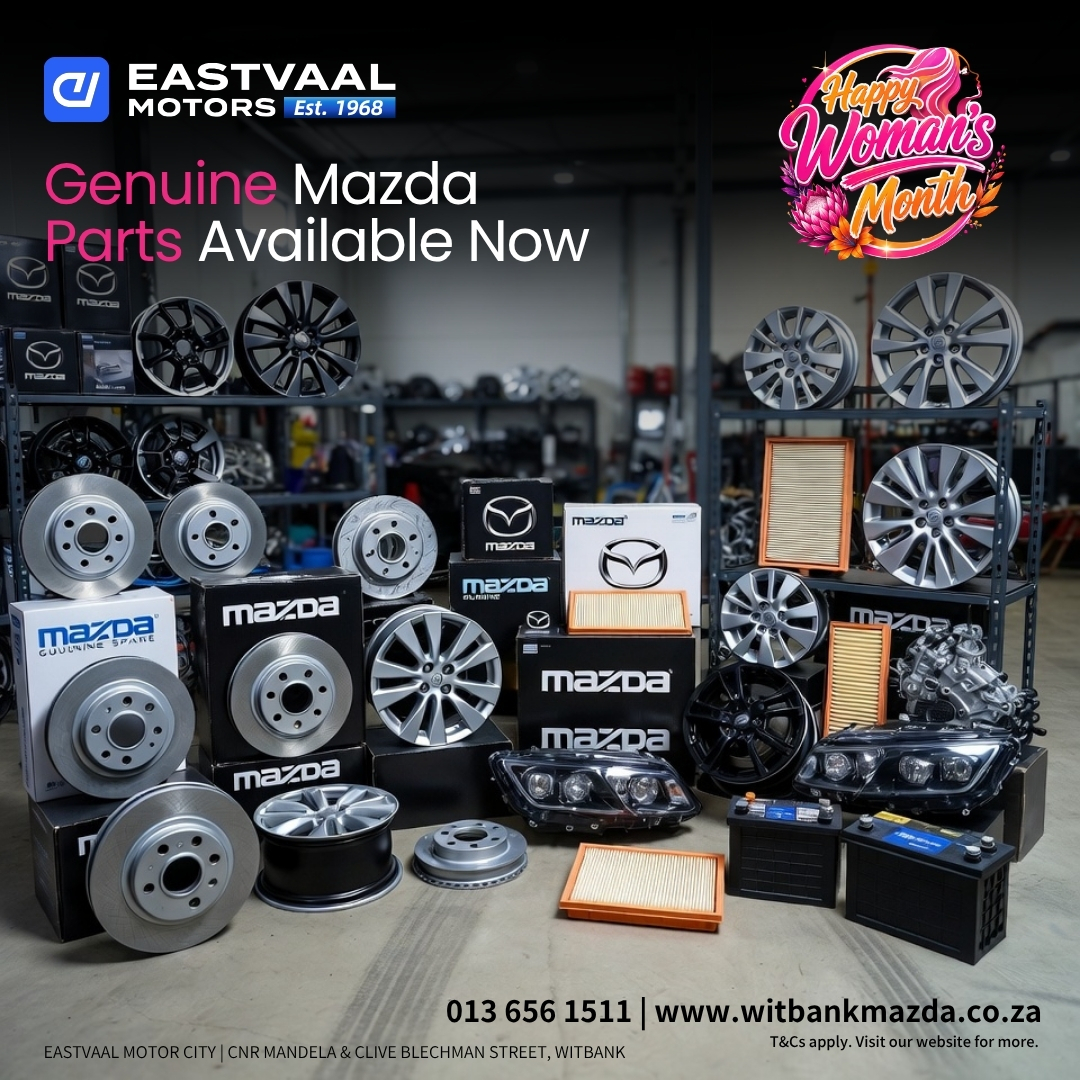 🛠️ Genuine Mazda Parts Available Now! from Eastvaal Motor City Witbank Mazda