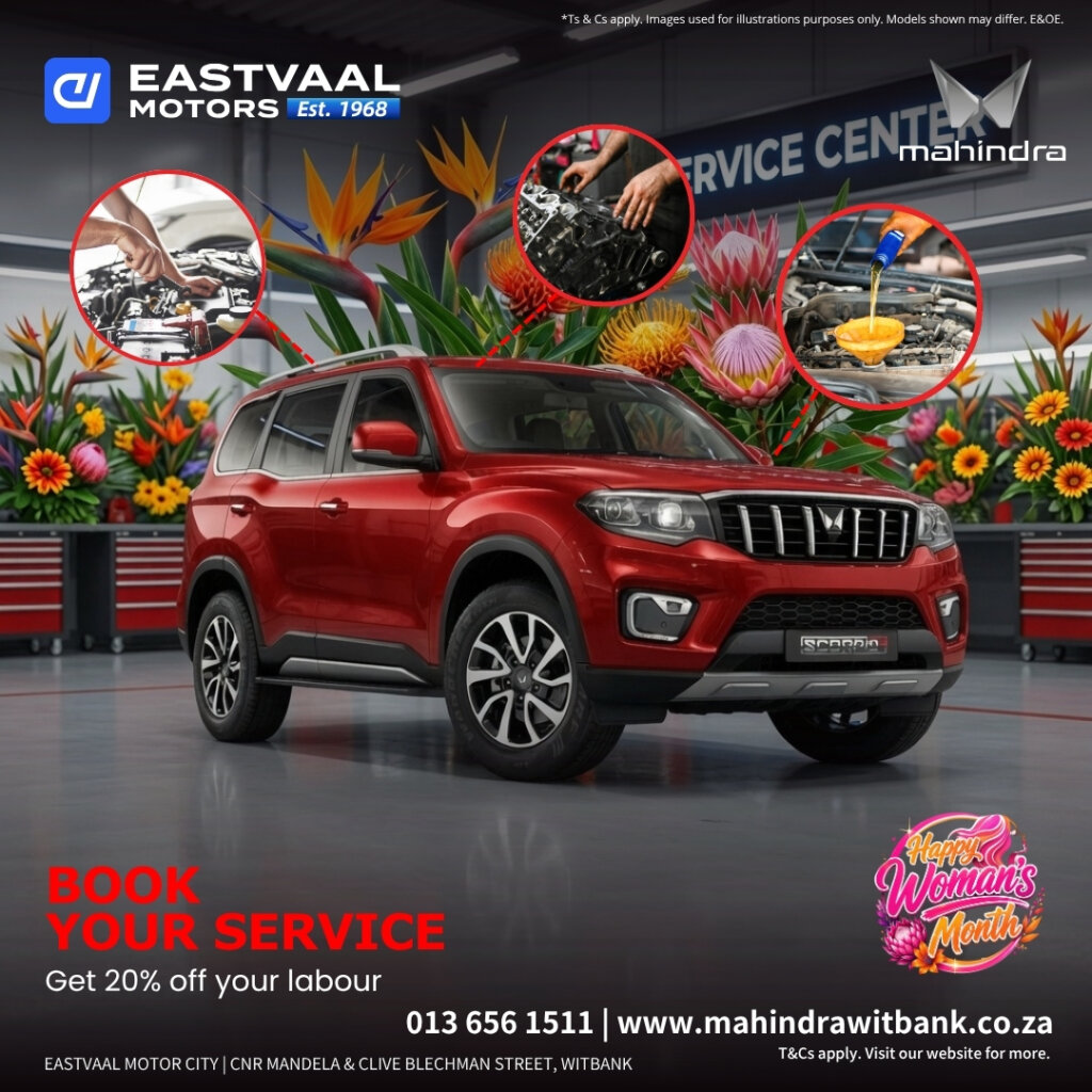 This Women’s Month, treat her Mahindra to the best care. from Eastvaal Motors