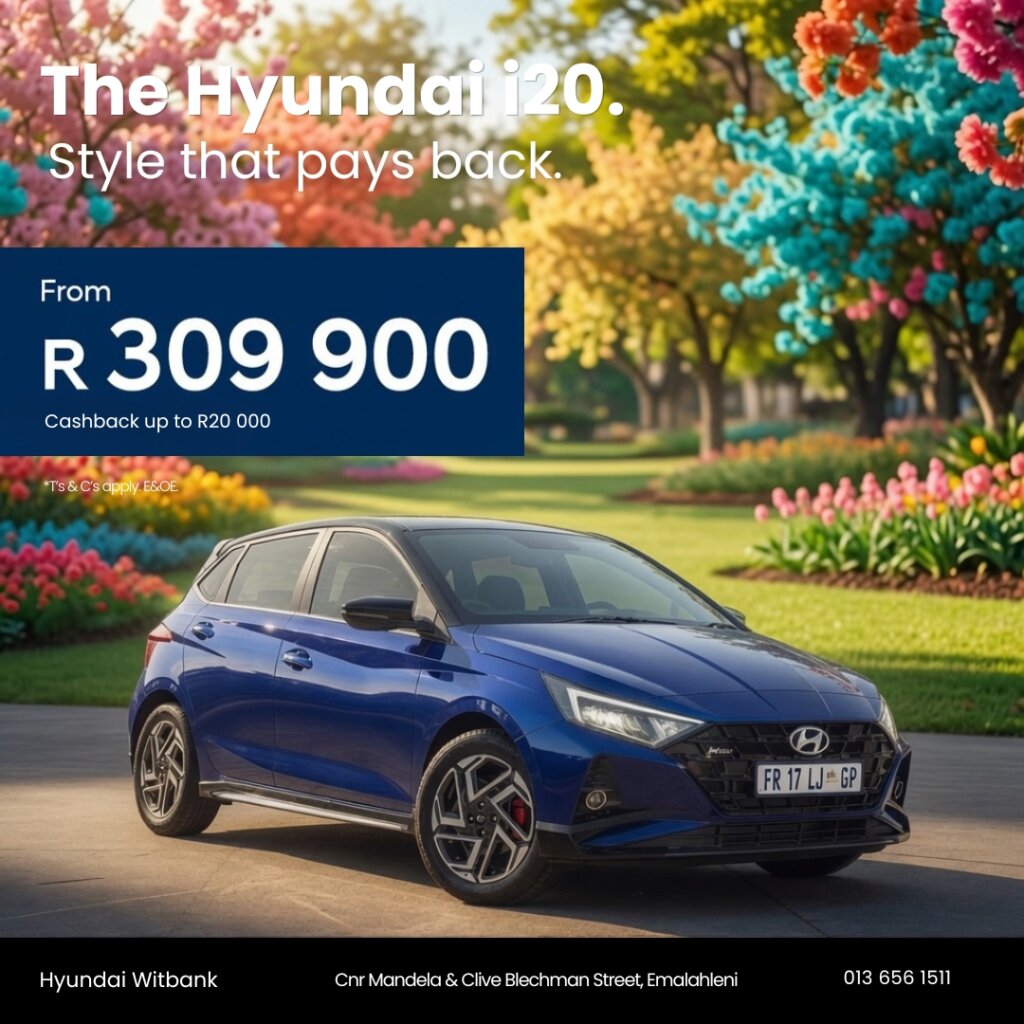 ✨ The Hyundai i20. Style that pays back. from Eastvaal Motors