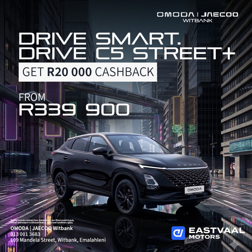 Omoda C5 Street Plus Cashback Special from Eastvaal Motors