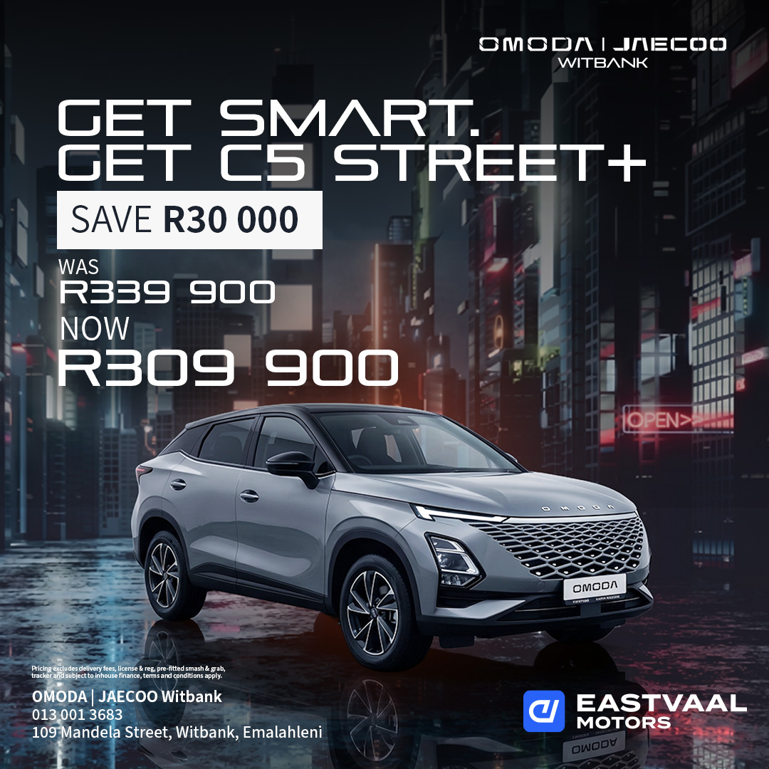 Omoda C5 Street from OMODA | JAECOO Witbank