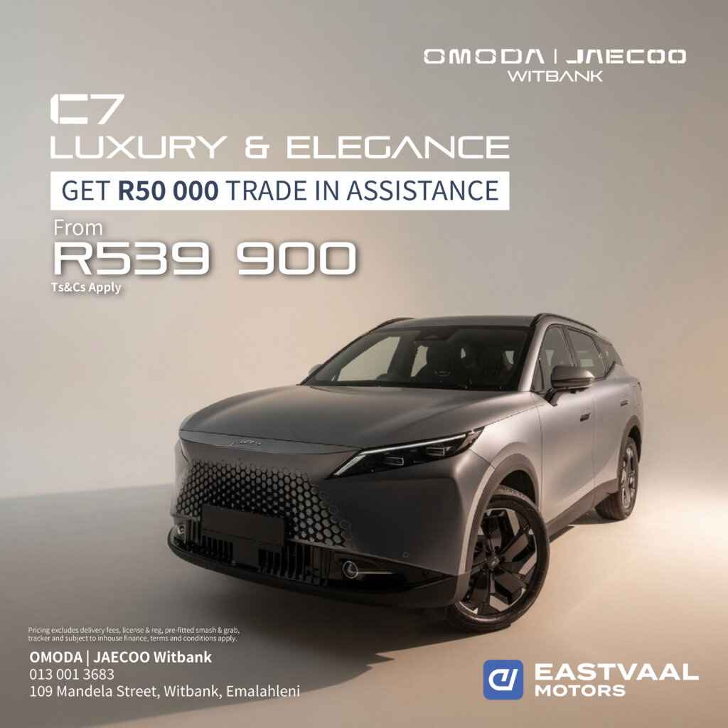 Omoda C7 Luxury & Elegance Trade-In Assist Special from Eastvaal Motors