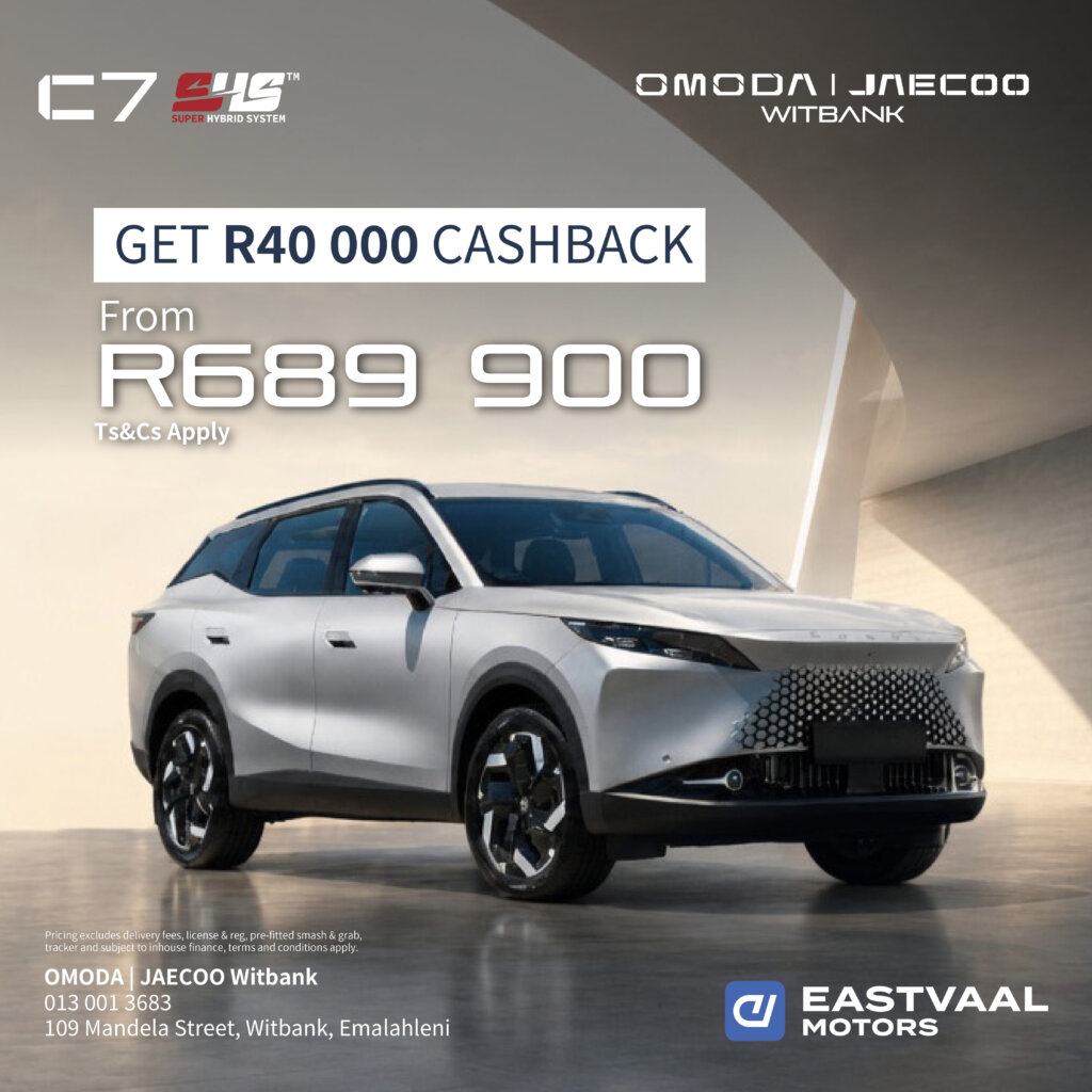 Omoda C7 Cashback Special from Eastvaal Motors
