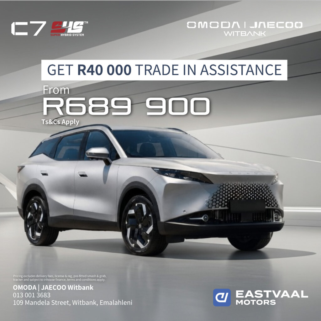Omoda C7 Trade-In Assistance Special from Eastvaal Motors