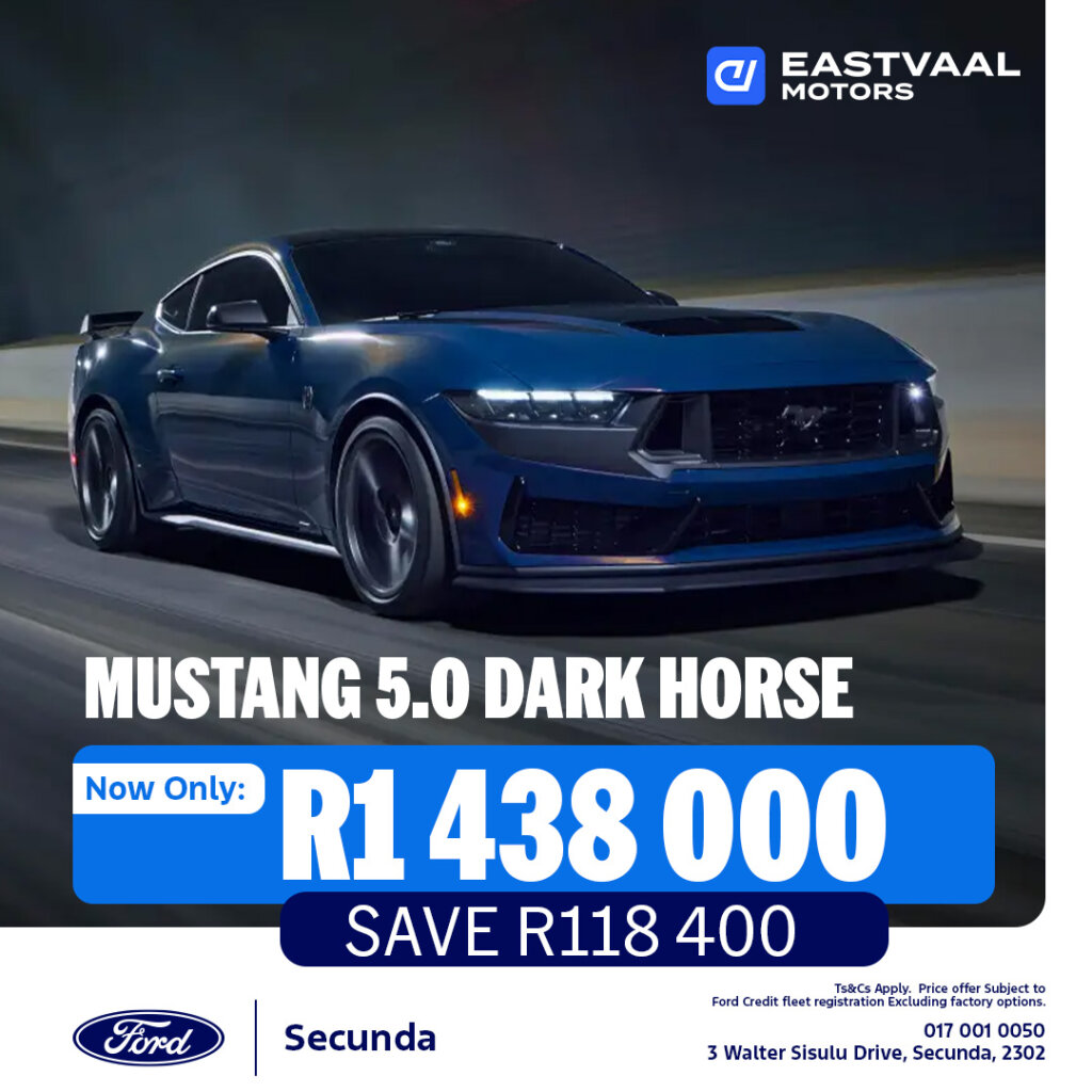 Ford Mustang 5.0 Dark Horse from Eastvaal Motors