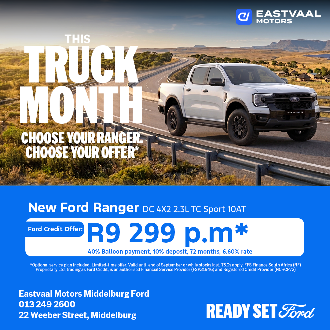 Ford Ranger Double Cab 4X2 2.3L TC Sport 10AT from Eastvaal Middelburg Ford