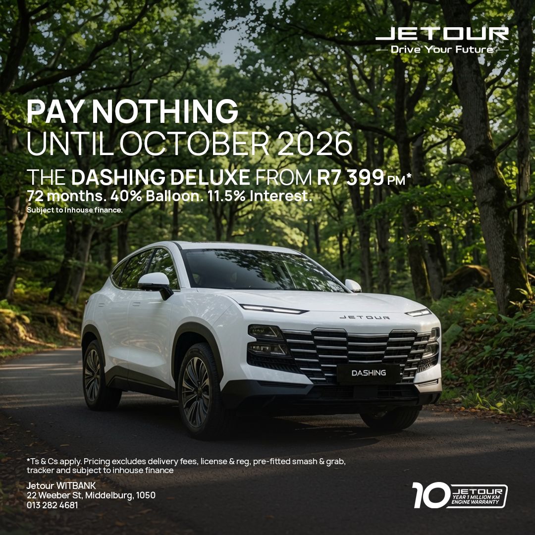 Dashing Deluxe from Jetour Witbank