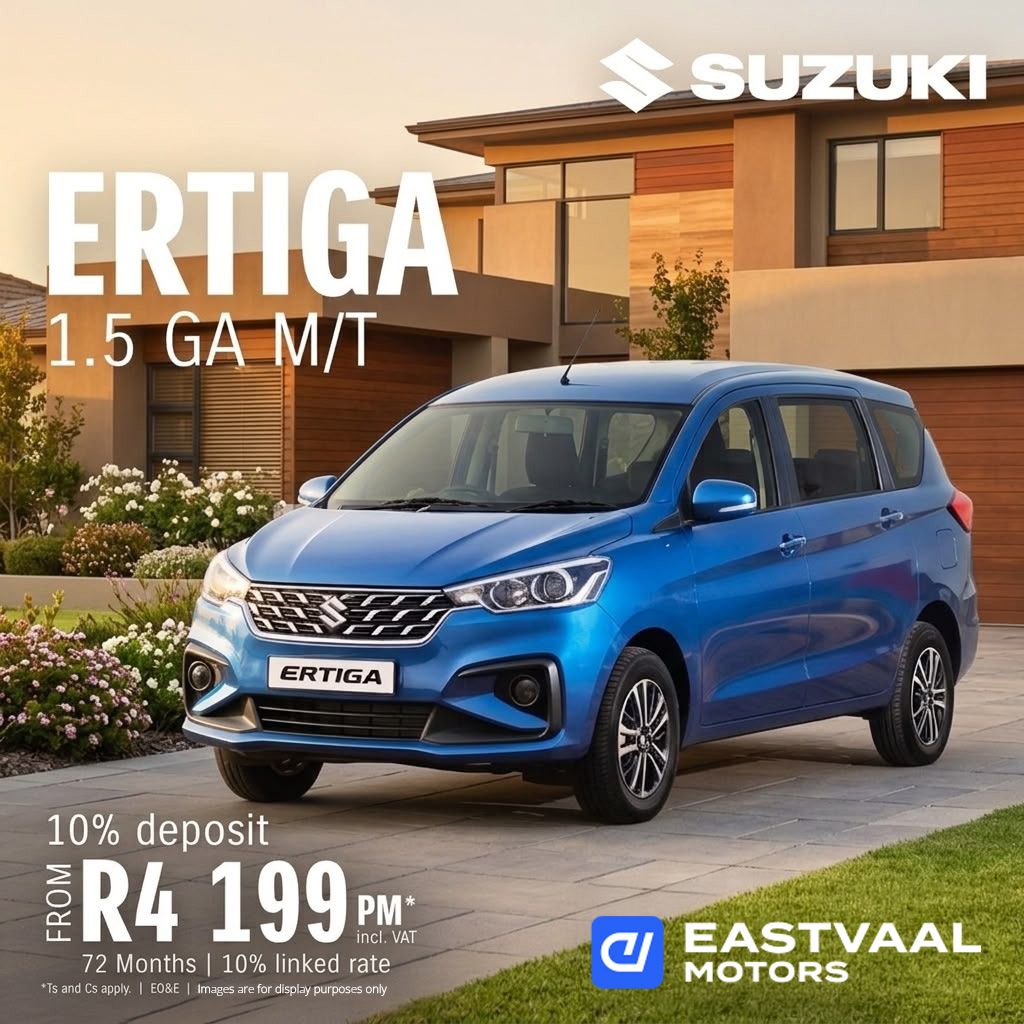 Suzuki Ertiga 1.5 GA M/T from Eastvaal Motors