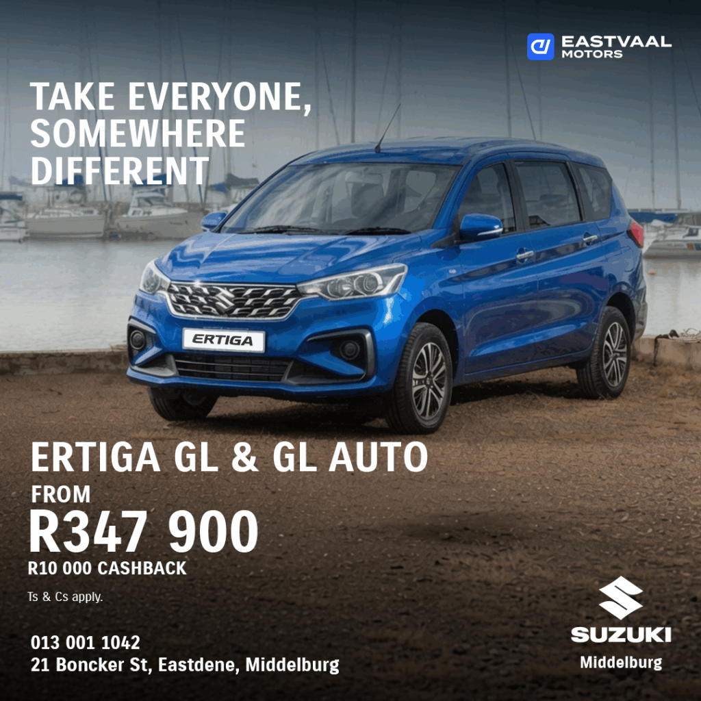 Ertiga GL & GL Auto from Eastvaal Motors