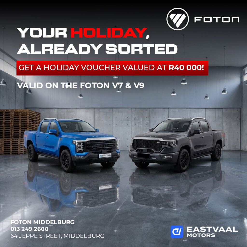 Foton Holiday Voucher Special from Eastvaal Motors