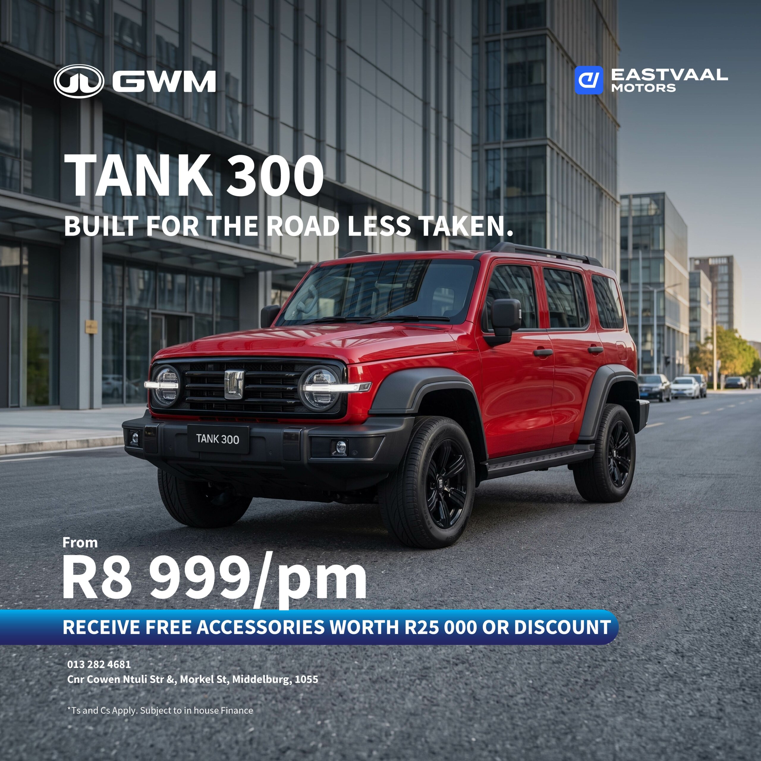 GWM Tank 300 from Eastvaal Middelburg GWM