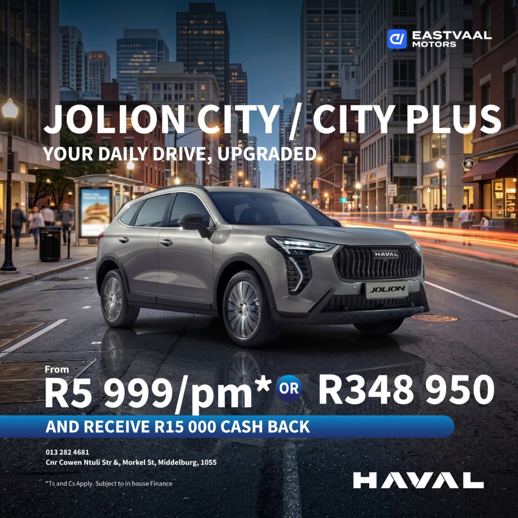 Haval Jolion City / City Plus from Eastvaal Motors