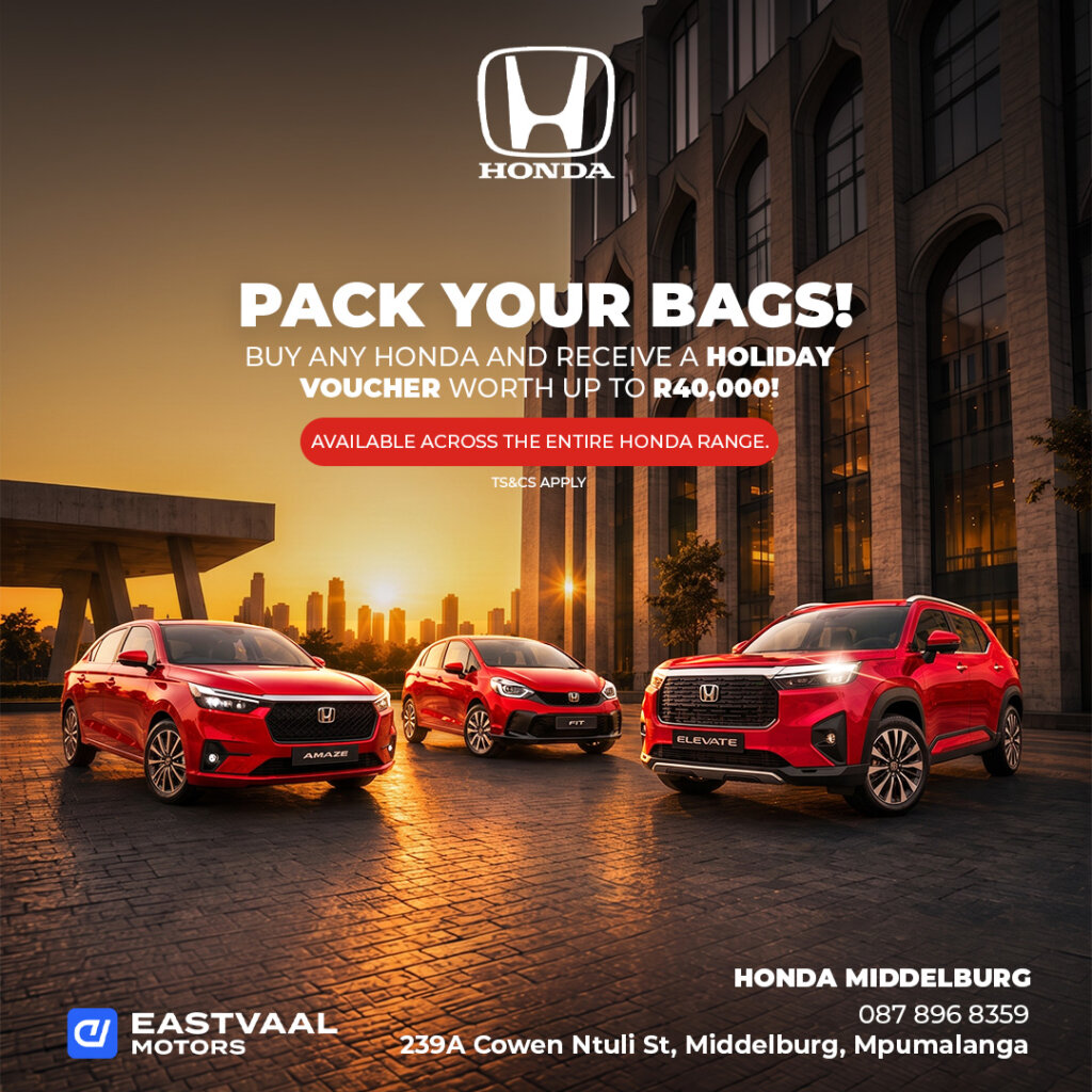 Honda Holiday Voucher Special from Eastvaal Motors