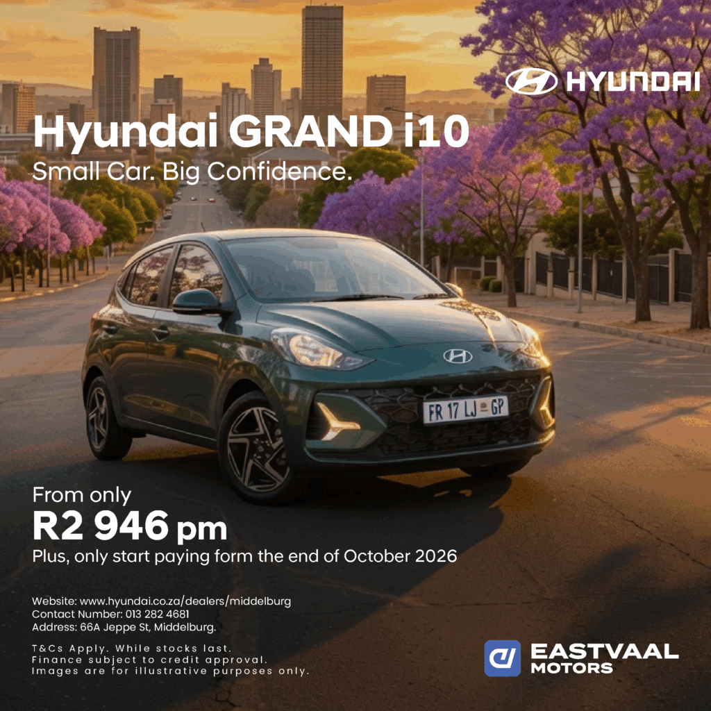 Hyundai Grand i10 from Eastvaal Motors