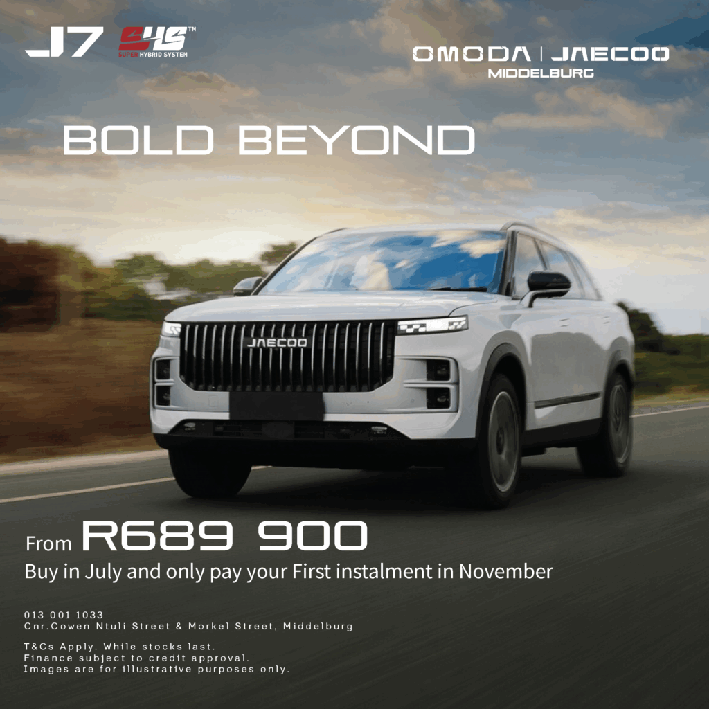 Jaecoo J7 from Eastvaal Motors