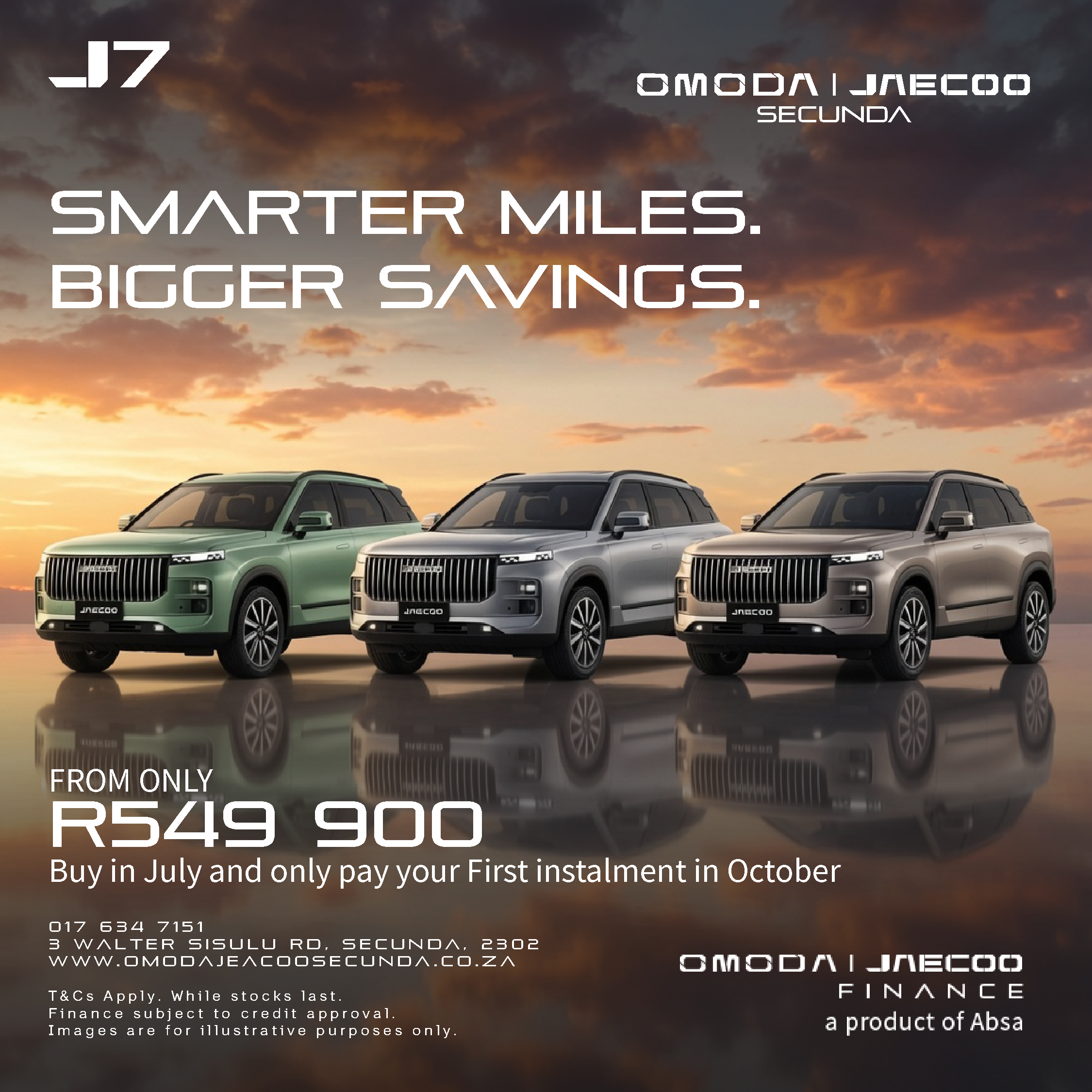 Jaecoo J7 from OMODA JAECOO Secunda