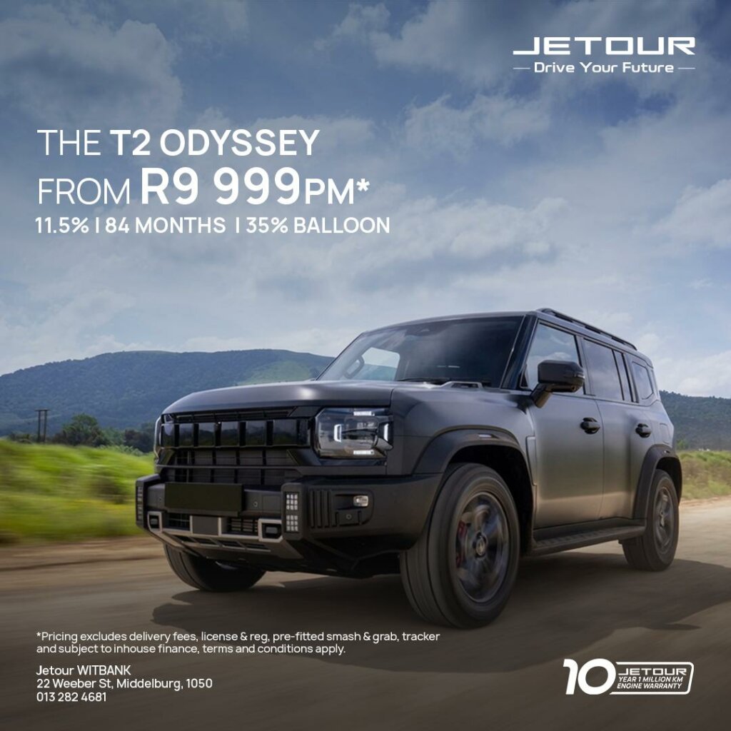 Jetour T2 Odyssey from Eastvaal Motors