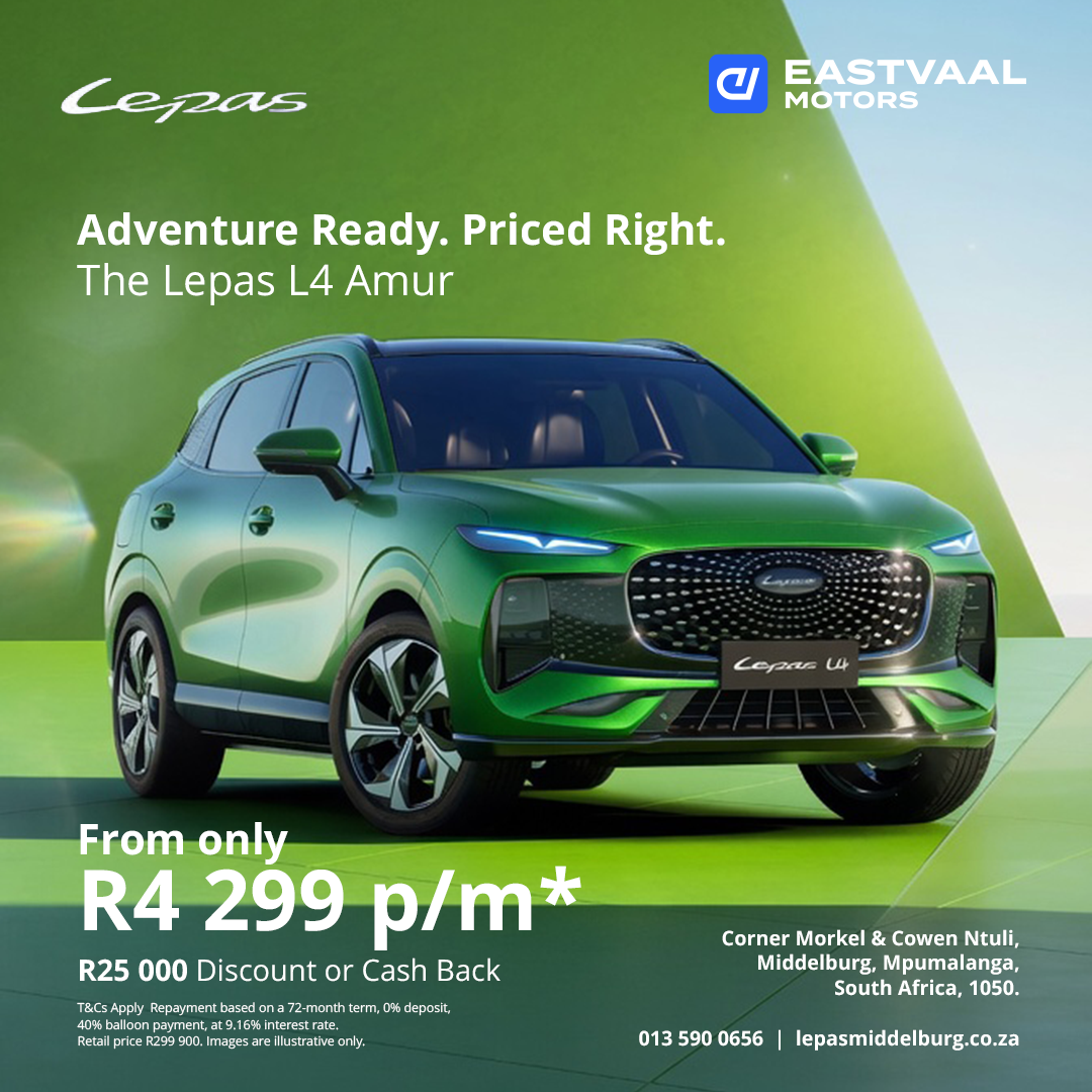 Lepas L4 Amur from ​Eastvaal Middelburg Lepas