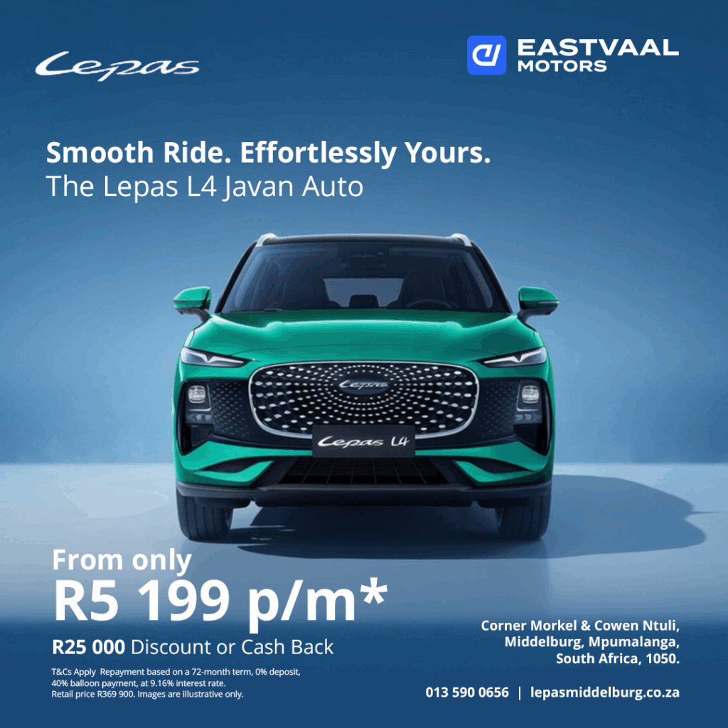 Lepas L4 Javan Auto from Eastvaal Motors