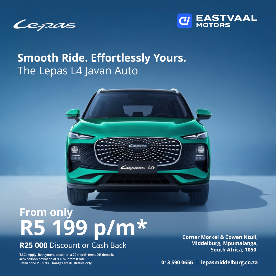 Lepas L4 Javan Auto from ​Eastvaal Middelburg Lepas