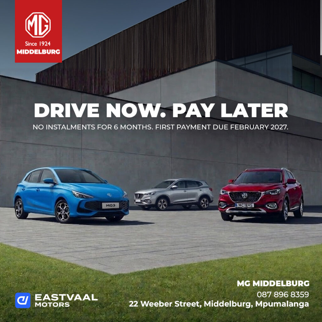 MG Payment Holiday Special from Eastvaal Motors