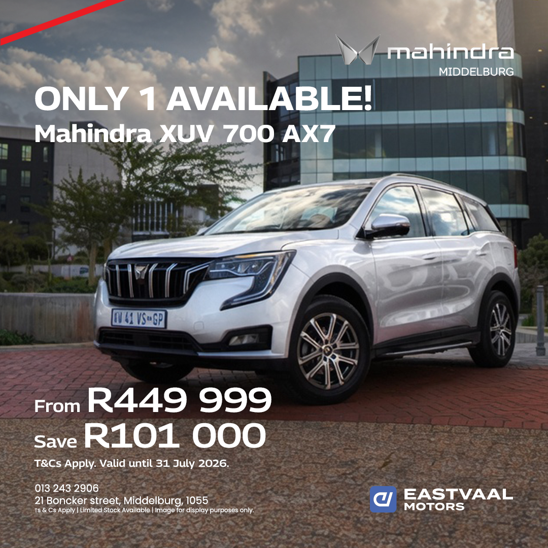 Mahindra XUV 700 AX7 from Mahindra Middelburg